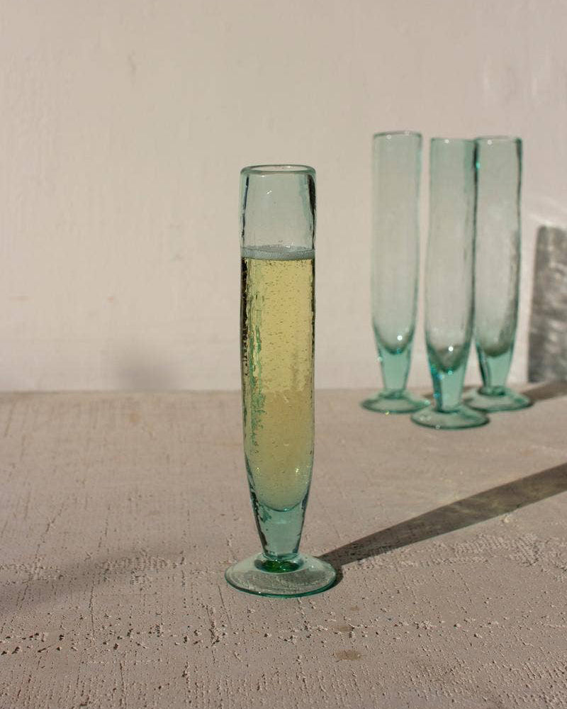 Recycled Champagne Flute