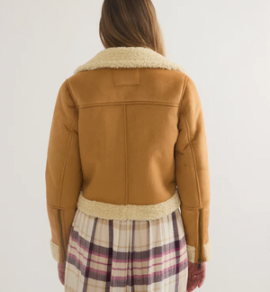 Sherpa Moto Jacket - Chestnut