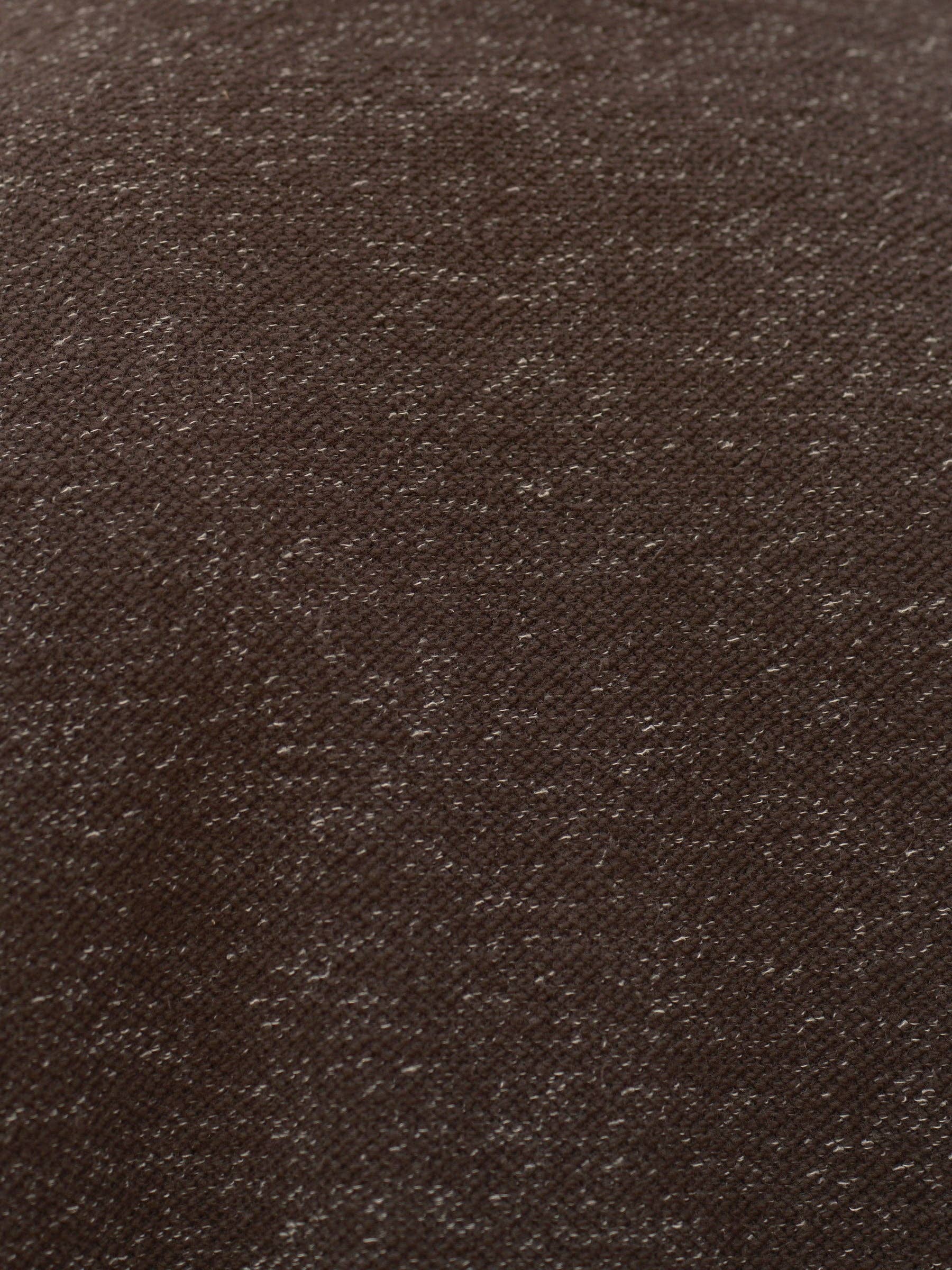 Close-up of brown textured fabric