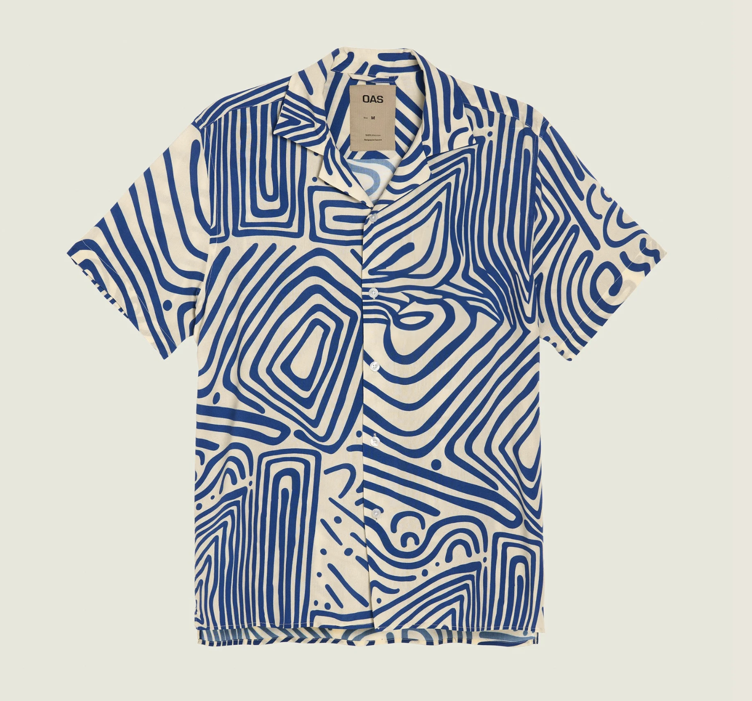 Eldovado Viscose Shirt - Blue/White