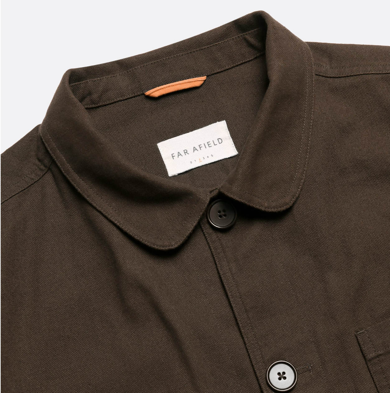 Panama Twill Station Jacket - Slate Brown