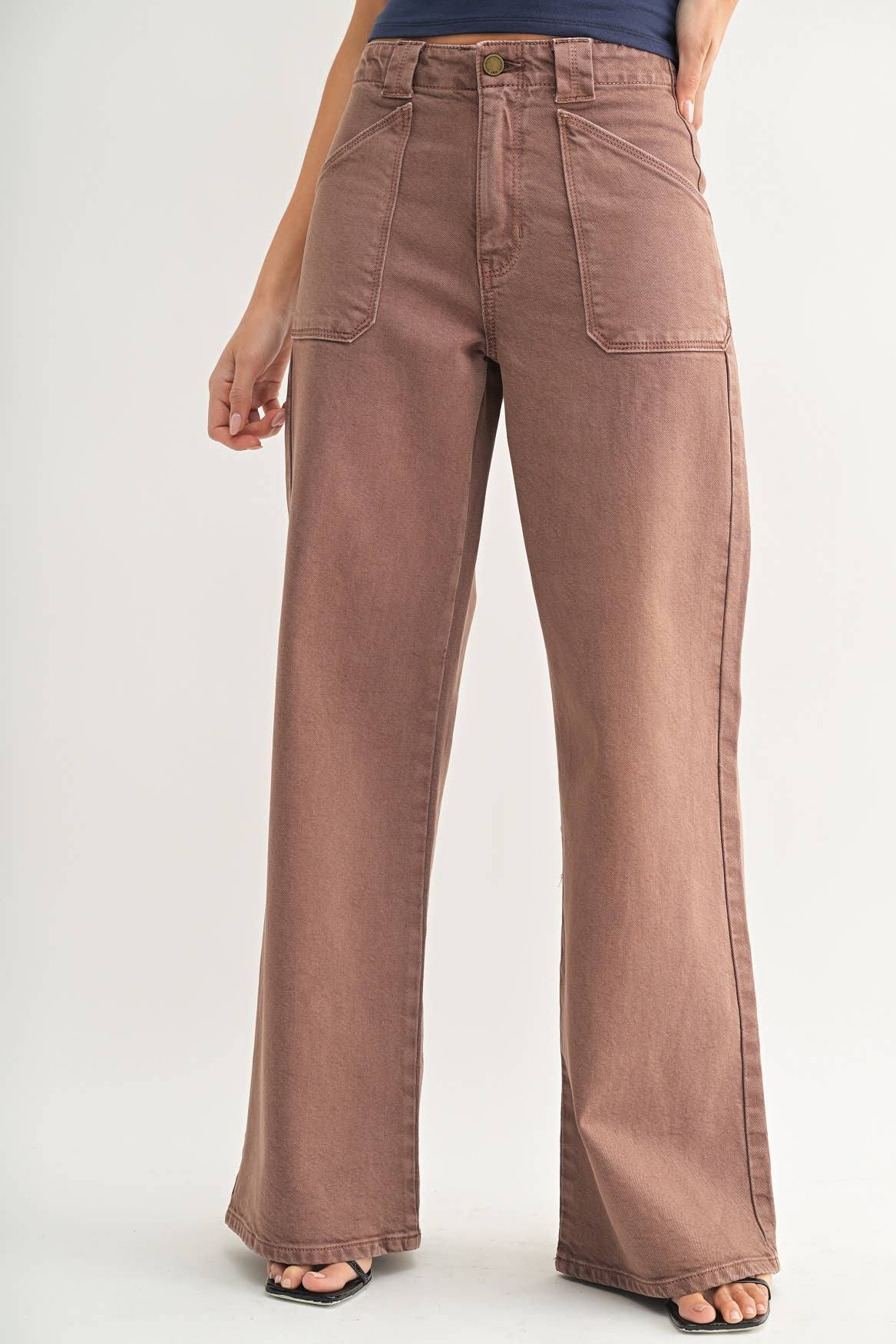 Vintage Brown Patch Pocket Jean