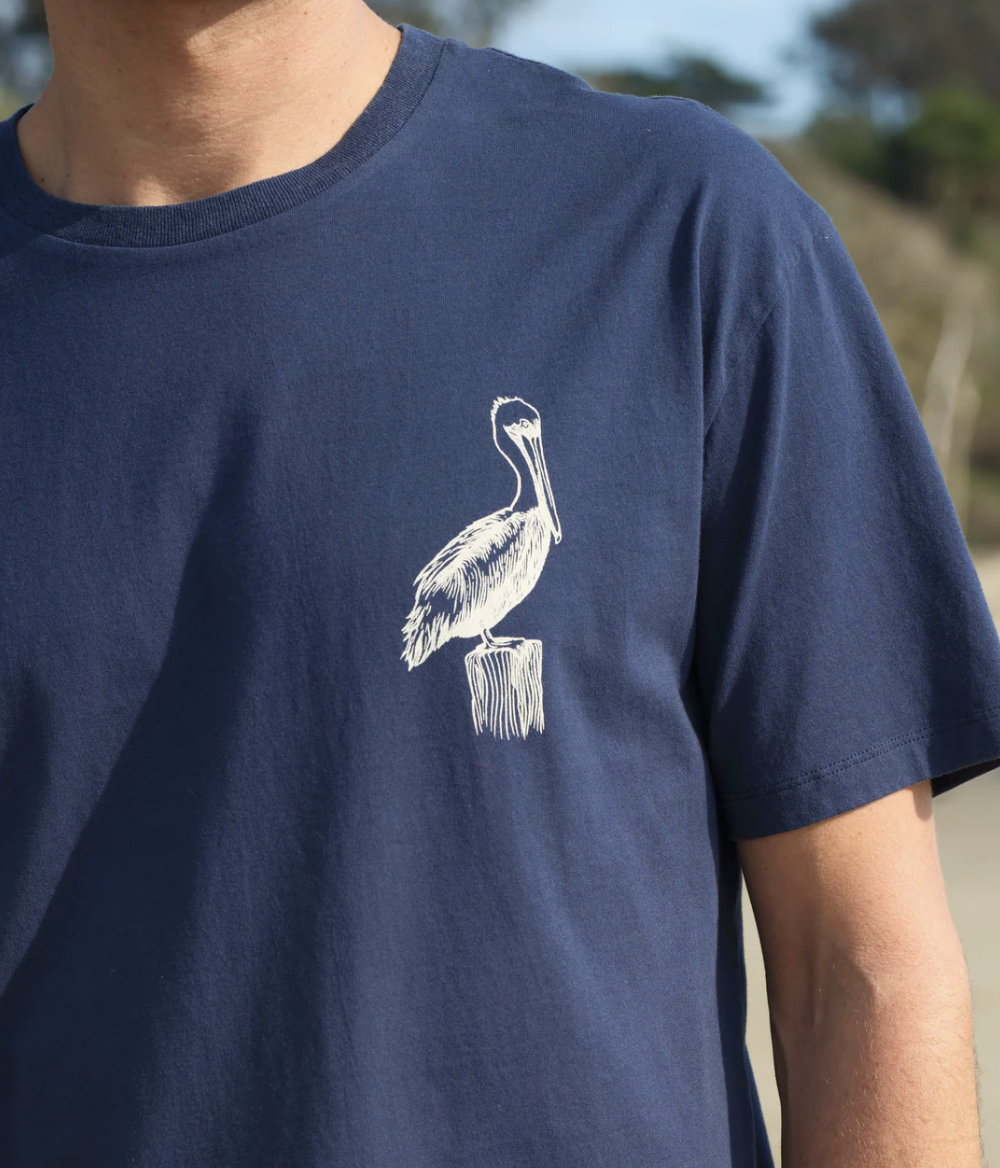 New Pelican Tee - Navy