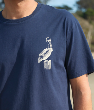 New Pelican Tee - Navy