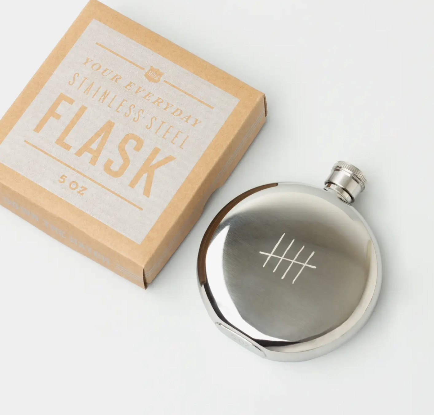 5 oz. Flask - Tick Marks