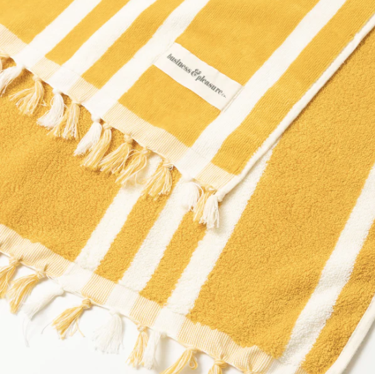 Beach Towel - Vintage Yellow