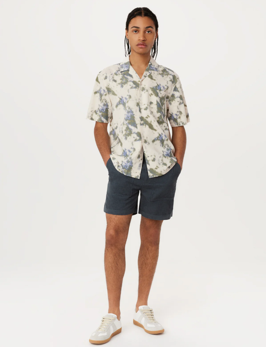 The Fluid Camp Collar Shirt - Cloud