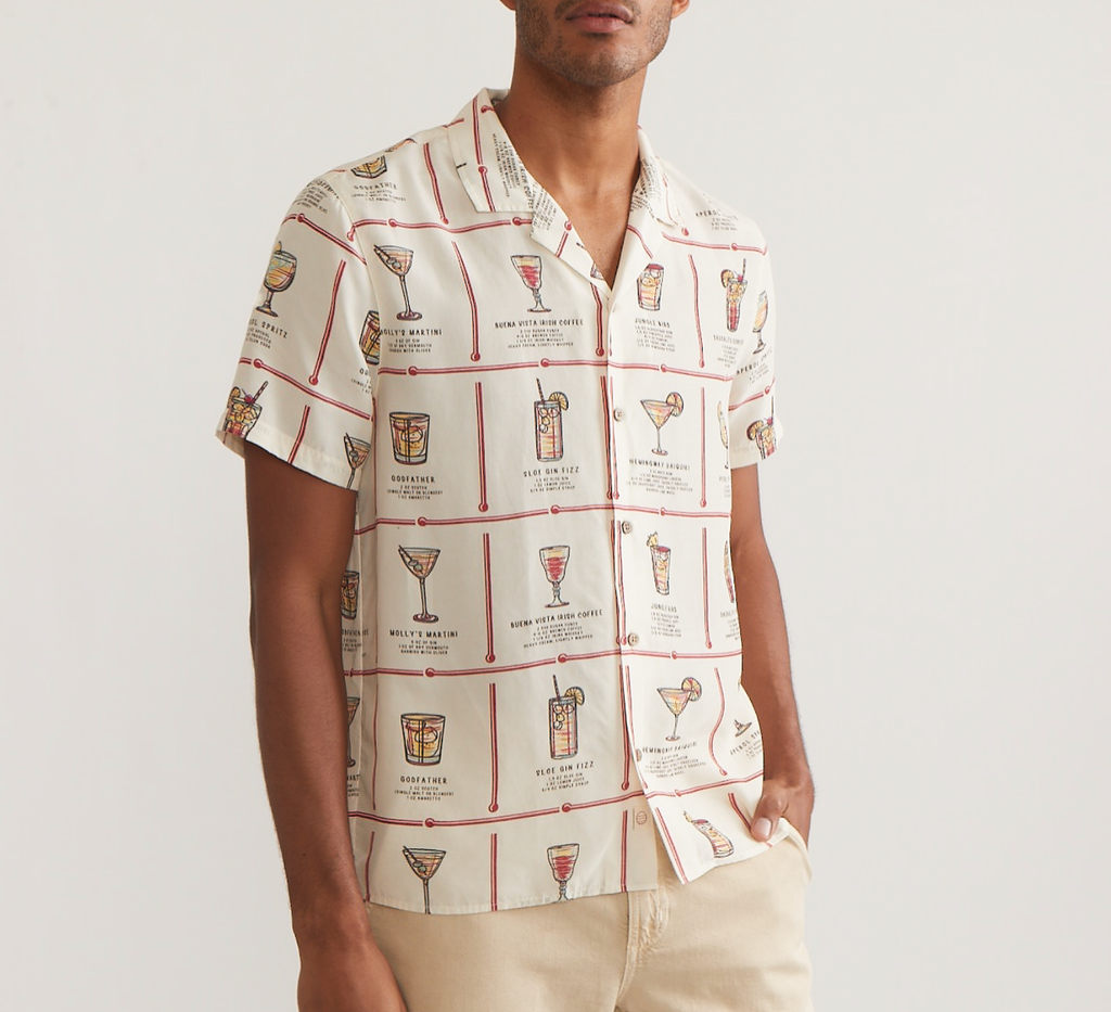 Archive Resort Shirt - Happy Hour Print