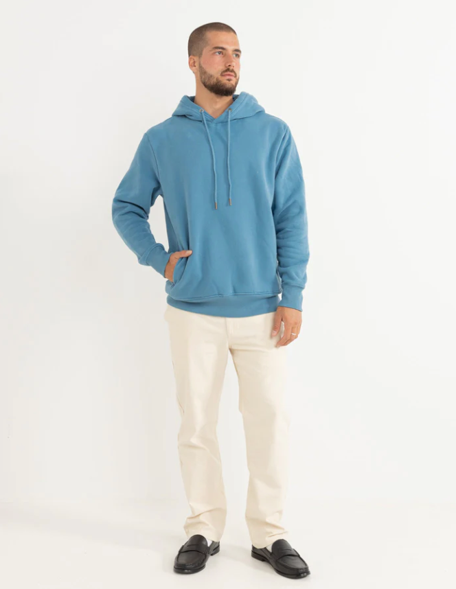 Classic Fleece Hoodie - Mineral Blue