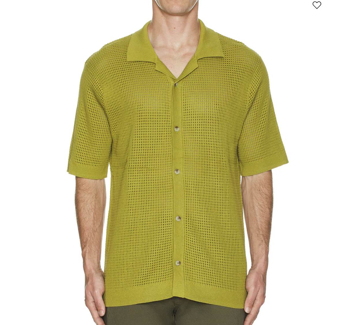 Bowler Grid Knit Shirt - Cactus