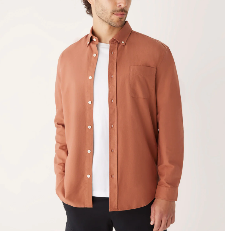 Jasper Oxford Shirt - Russet