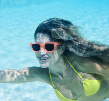 Hendrix Sunglasses - Orange/Smoke Polarized