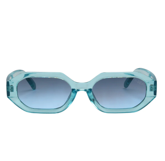 Mercer Sunglasses - Turquoise/Navy Polarized