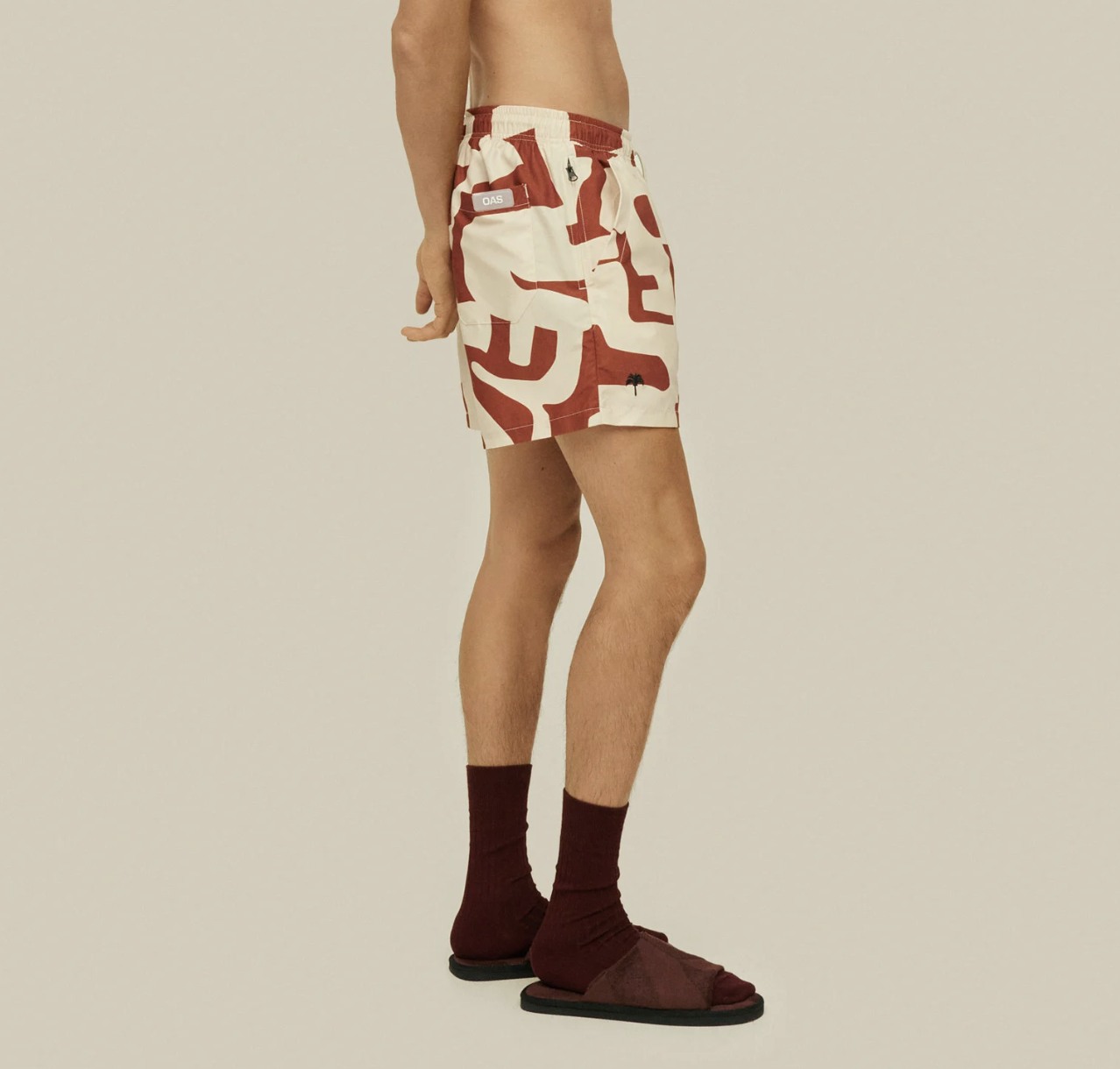 Puzzlotec Swim Shorts - Russet