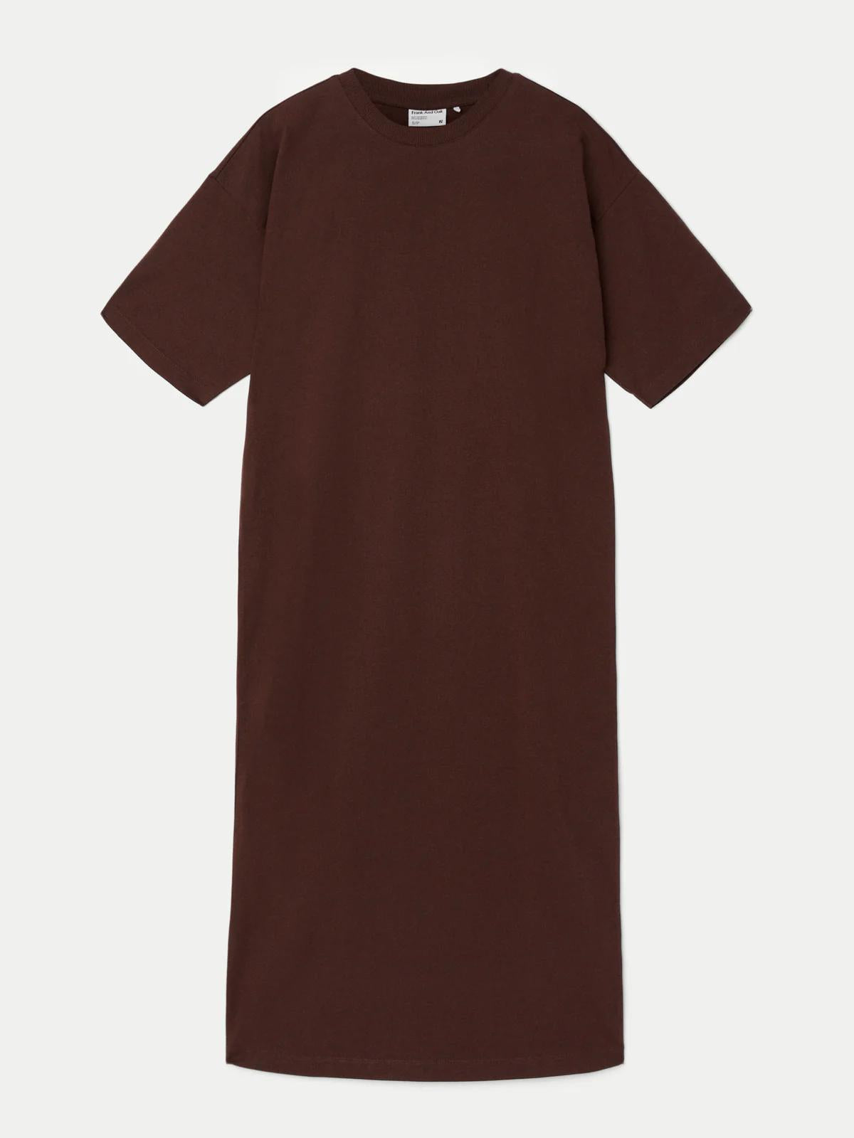 The Maxi T-Shirt Dress - Mahogany