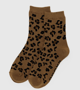 Crew Socks - Dark Leopard