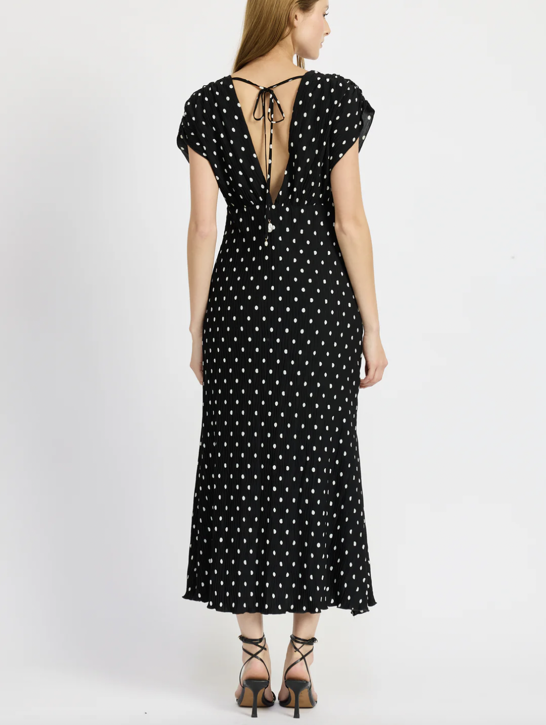 Emma Maxi Dress - Black/White