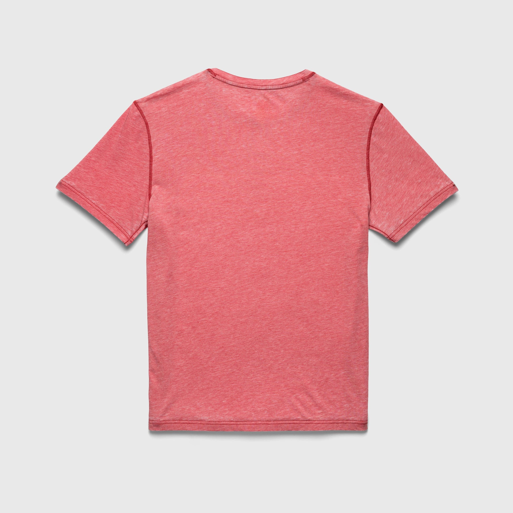 Red t-shirt on a light gray background