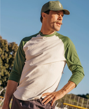 Hemp Baseball Tee - True Green