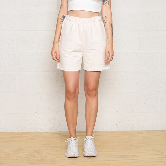 Easy French Terry Sweat Shorts - Natural