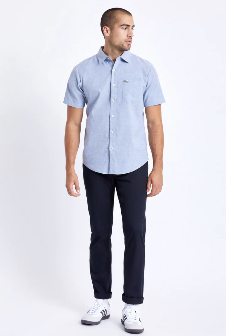 S/S Charter Oxford - Light Blue Chambray