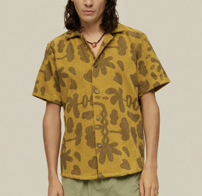 Cuba Terry Shirt - Galbanum