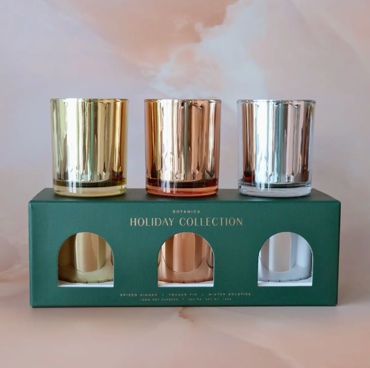 Holiday Candle Collection - Set of 3 Votives
