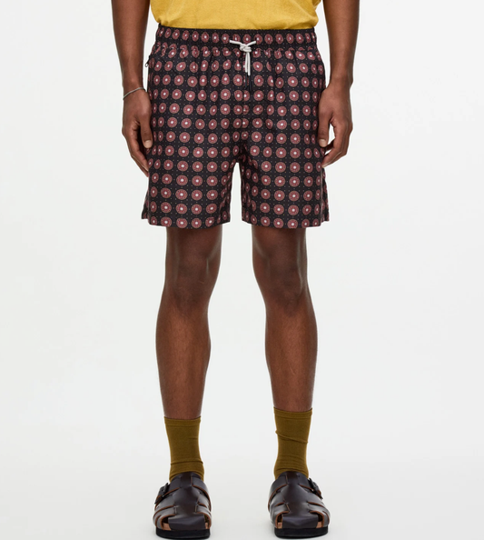 Coffee Lumo Swim Shorts - Brown