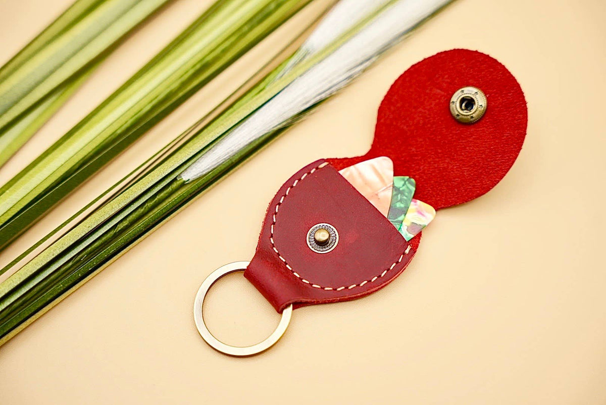 Leather Airtag Holder Organizer