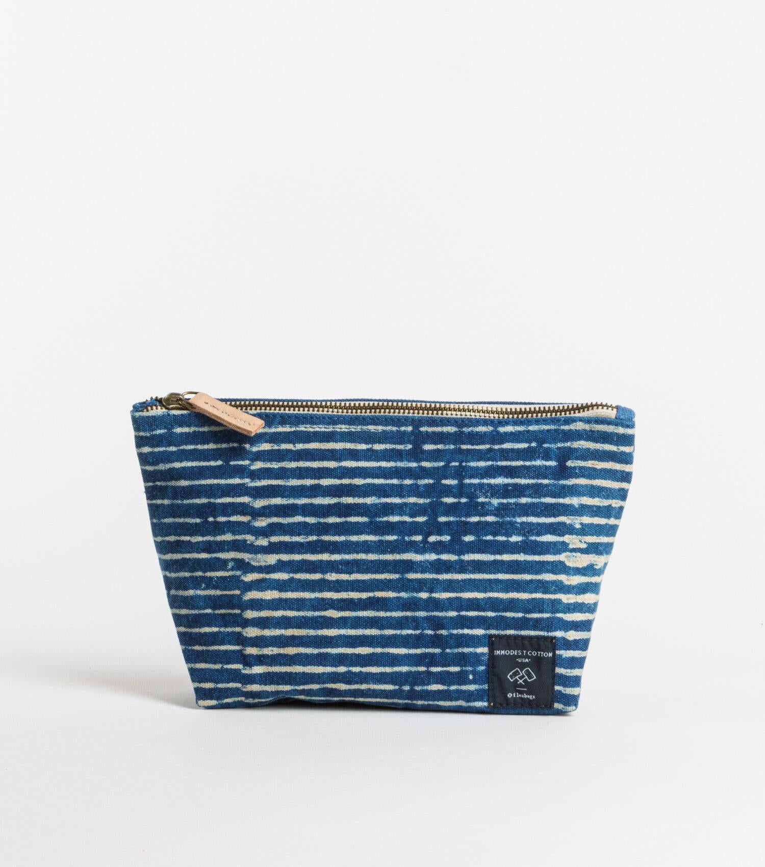 Sardine Pouch - Indigo Stripe