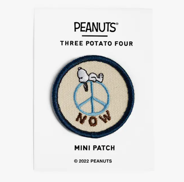 Snoopy Peace Now Mini Patch