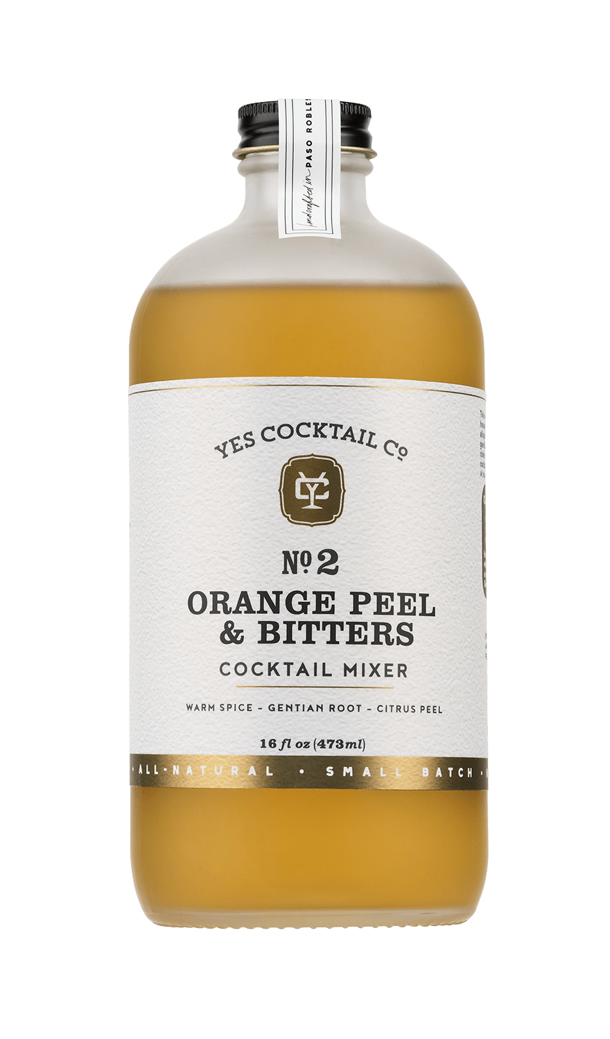 A bottle of Yes Cocktail Co. No.