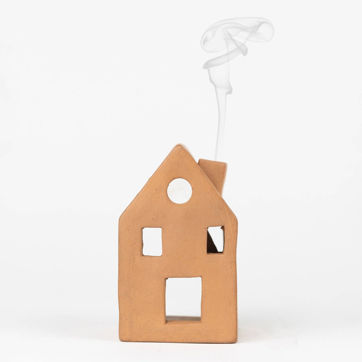 House-shaped ornament on a white background