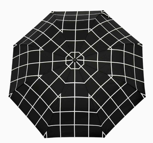 Duckhead Compact Mini Umbrella - Black Grid