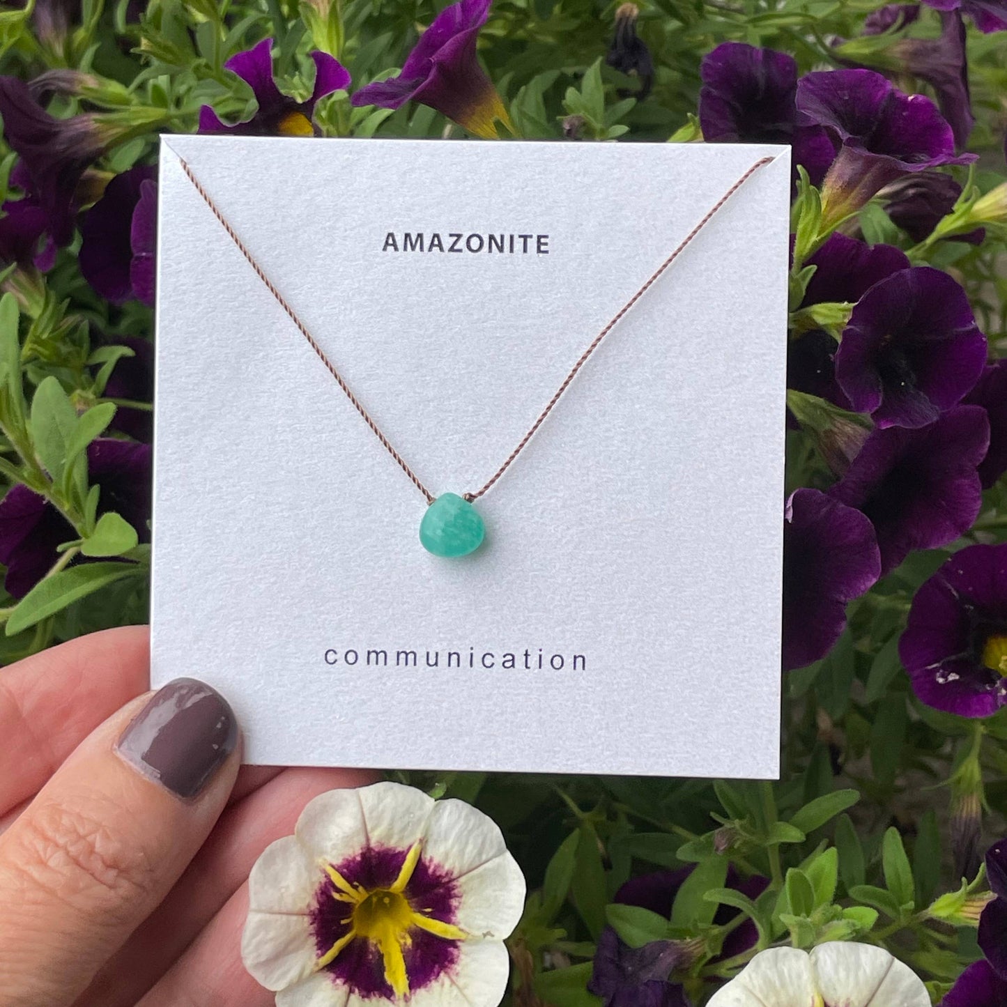 Communication-Amazonite Necklace