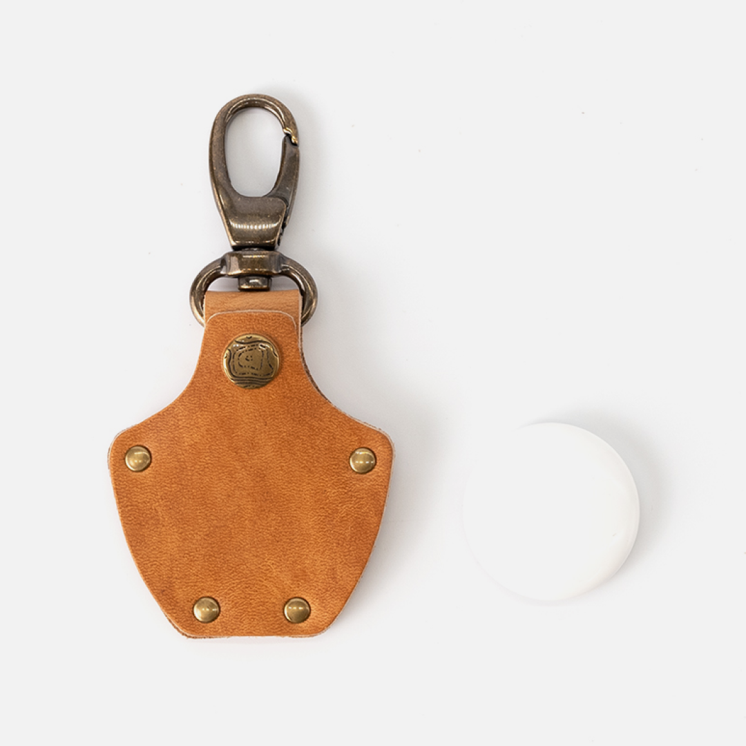 AirTag Case-Leather