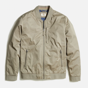 Rossland Wax Canvas Bomber - Vetiver