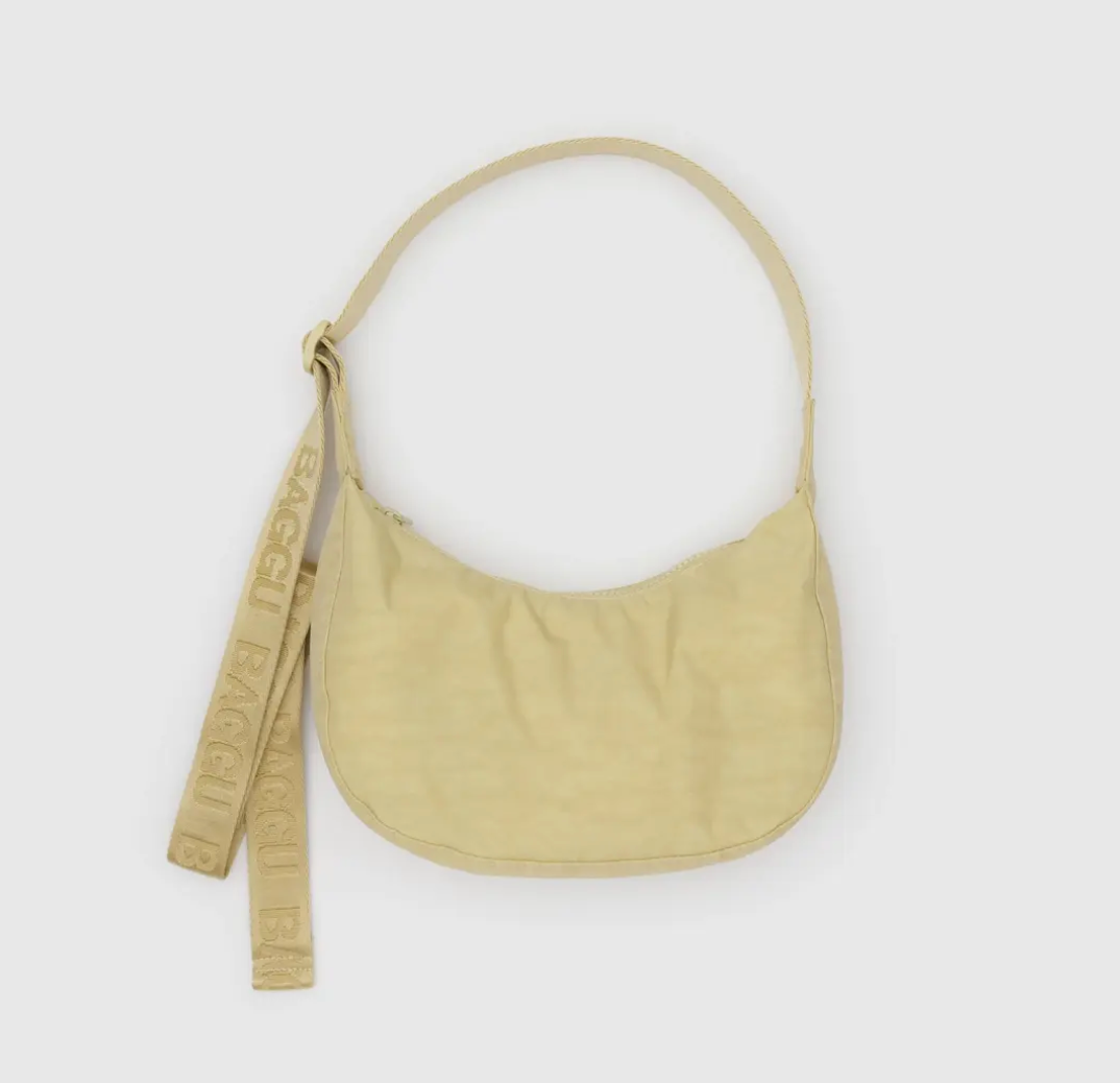Small Nylon Crescent - Butter