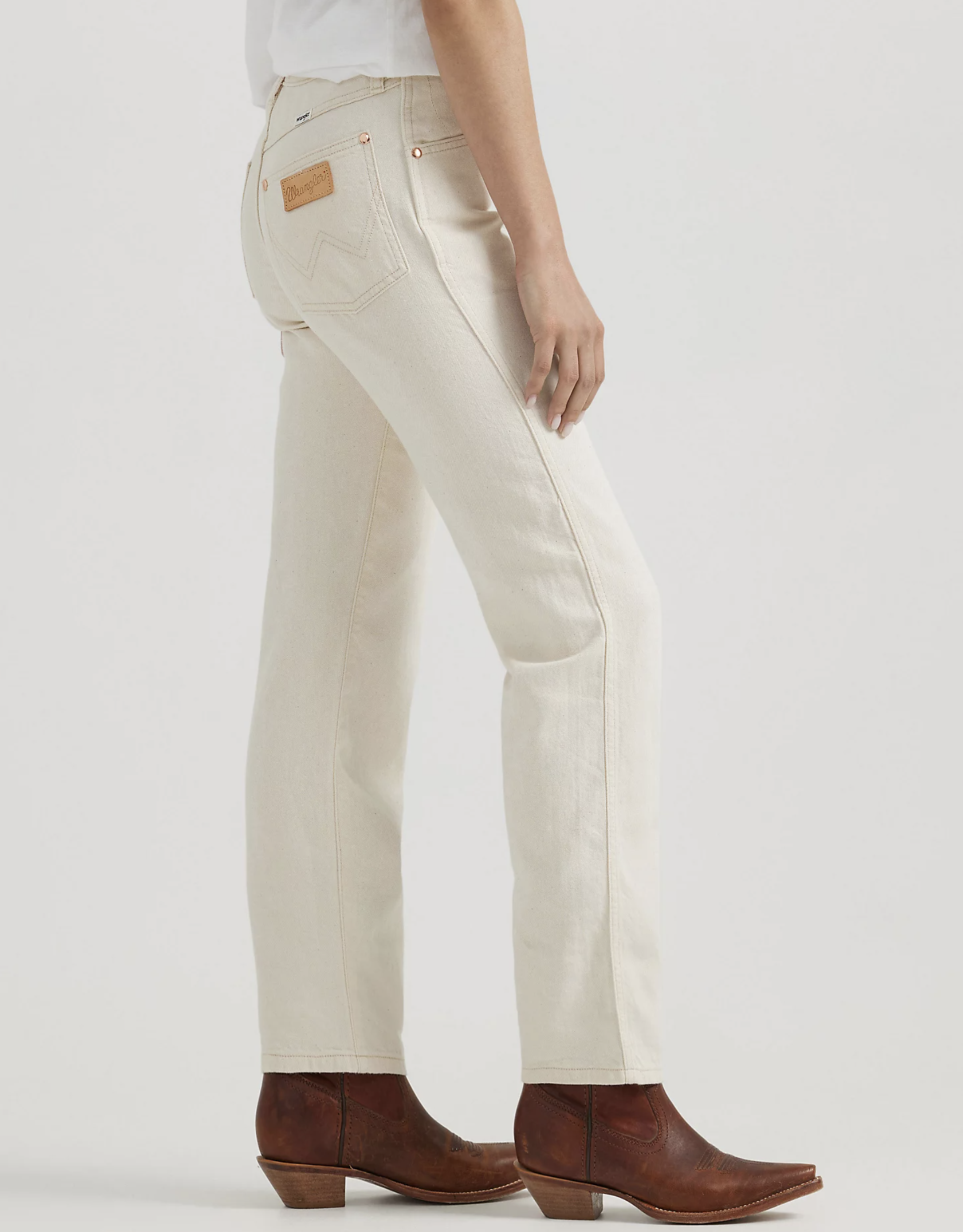 Sunset Mid Rise Straight Jean - Natural