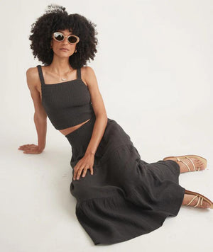 Corinne Maxi Skirt - Black