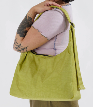 Nylon Shoulder Bag - Lemongrass