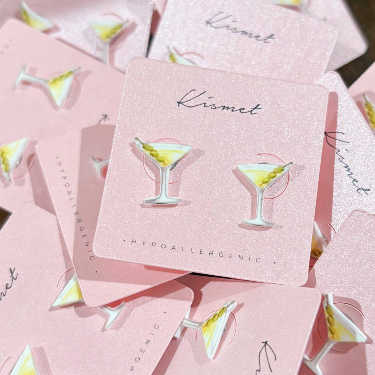 Martini Stud Earrings