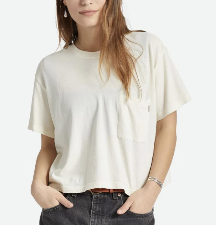 Carefree Pocket Tee - Whitecap