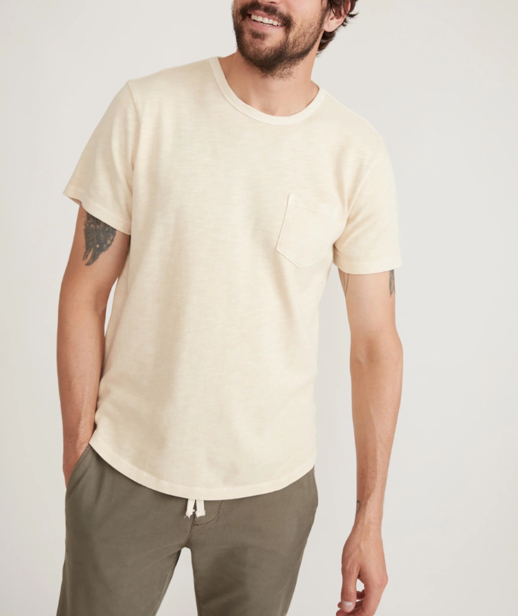 Vintage Heavy Slub Pocket Tee - Sand