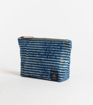 Sardine Pouch - Indigo Stripe