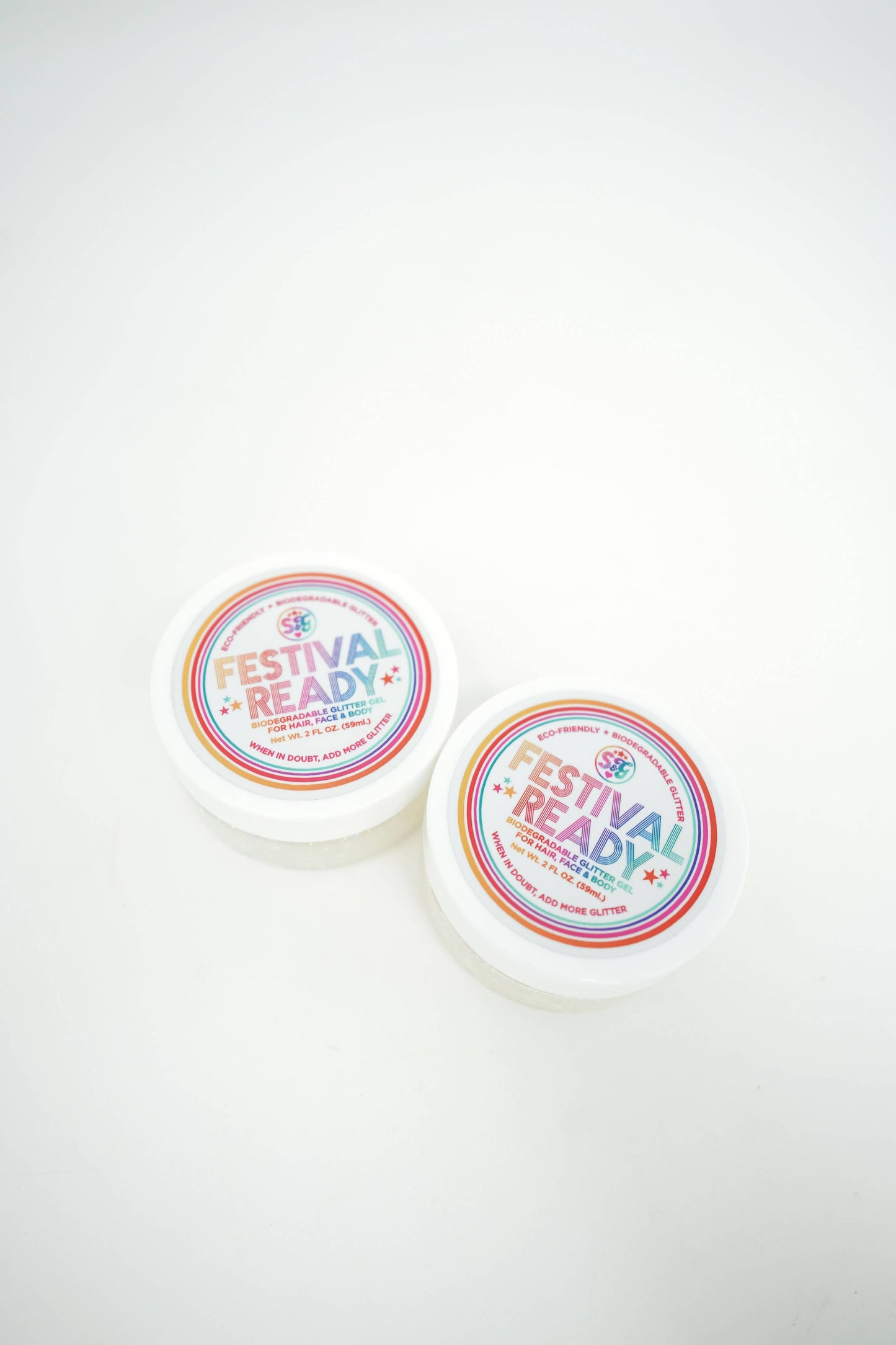 Two 'Festival Ready' products on a white background