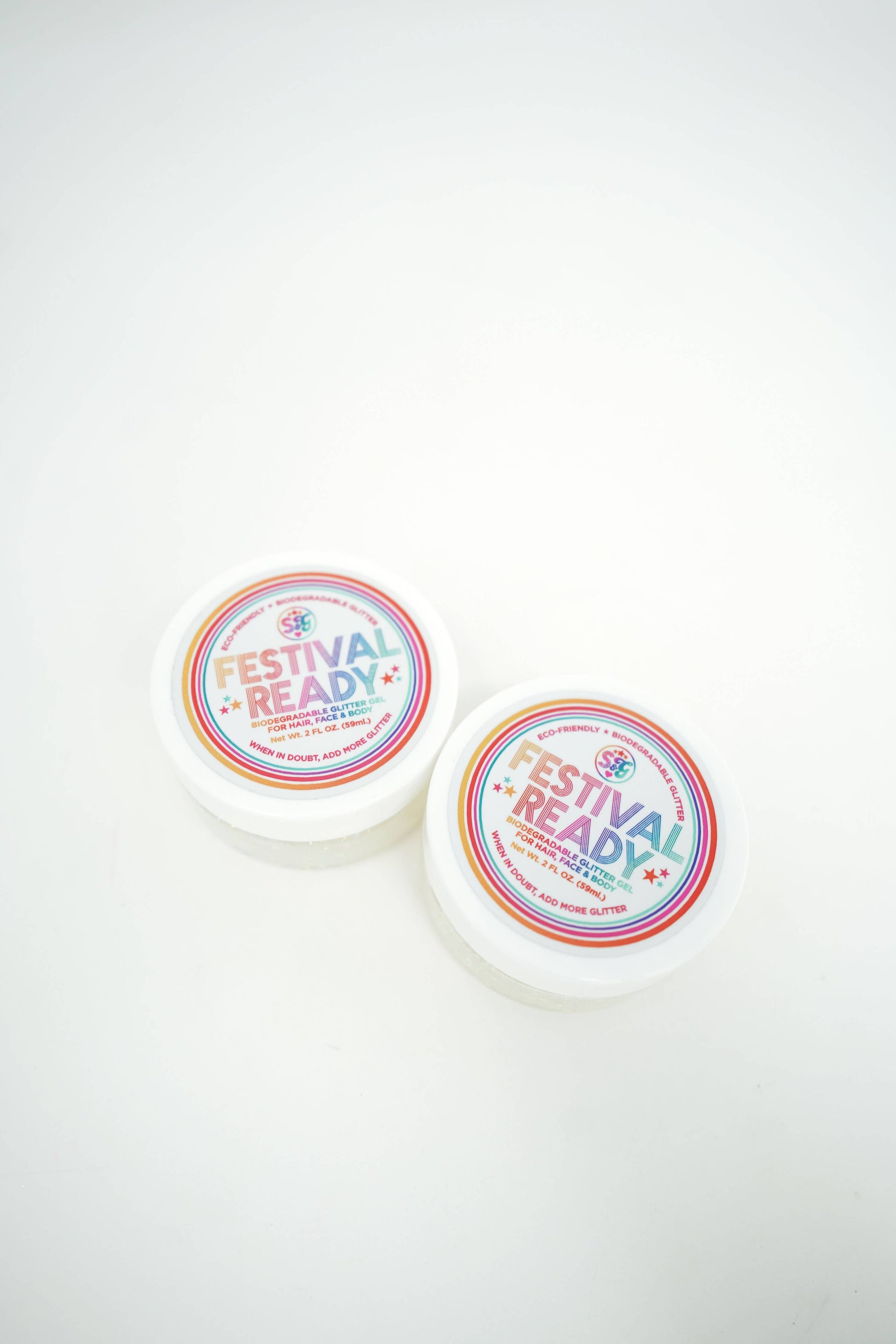 Two 'Festival Ready' products on a white background