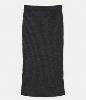 The Merino Sweater Skirt - Charcoal Grey