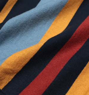 Velzy Cardigan - Navy / Multi Margate Stripe