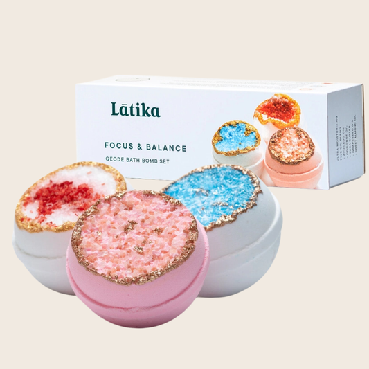 Focus & Balance-Crystal Bath Bomb Set